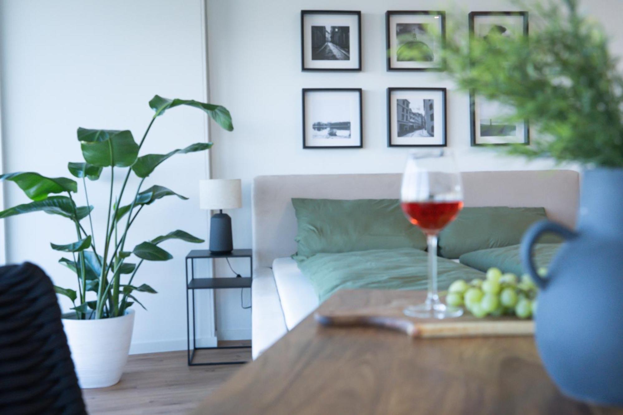 Helles Apartment Mit Tollem Blick Ueber 奥格斯堡 外观 照片