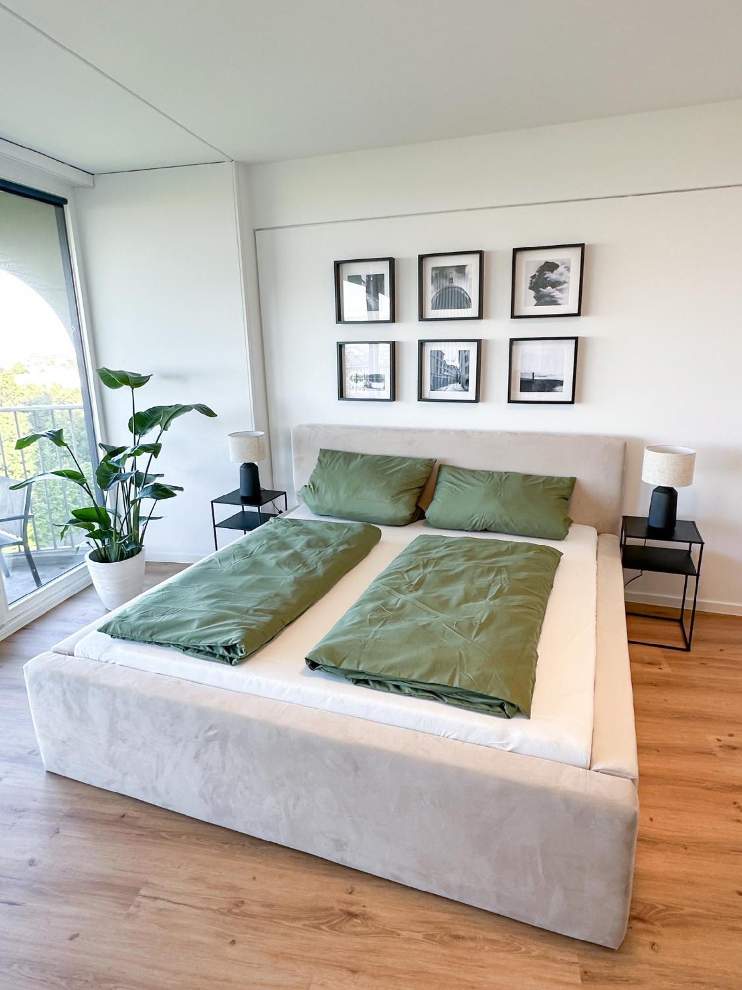 Helles Apartment Mit Tollem Blick Ueber 奥格斯堡 外观 照片